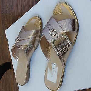 Verano Rio Sandals size 10 ROSE GOLD